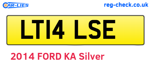 LT14LSE are the vehicle registration plates.