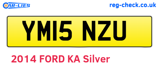 YM15NZU are the vehicle registration plates.