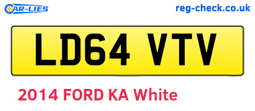 LD64VTV are the vehicle registration plates.