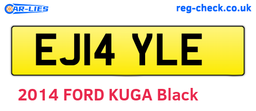 EJ14YLE are the vehicle registration plates.