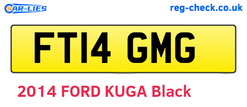 FT14GMG are the vehicle registration plates.