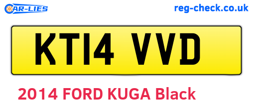 KT14VVD are the vehicle registration plates.