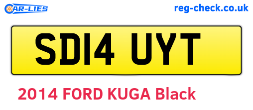 SD14UYT are the vehicle registration plates.