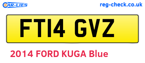 FT14GVZ are the vehicle registration plates.