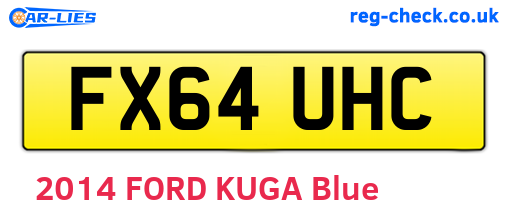 FX64UHC are the vehicle registration plates.
