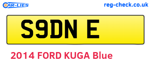 S9DNE are the vehicle registration plates.
