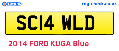 SC14WLD are the vehicle registration plates.