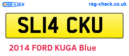 SL14CKU are the vehicle registration plates.