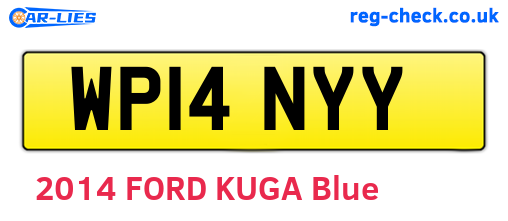 WP14NYY are the vehicle registration plates.