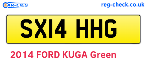 SX14HHG are the vehicle registration plates.