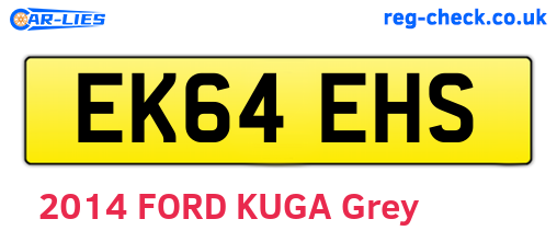 EK64EHS are the vehicle registration plates.