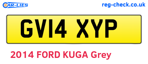 GV14XYP are the vehicle registration plates.
