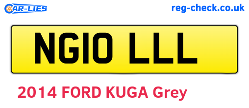 NG10LLL are the vehicle registration plates.
