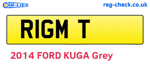 R1GMT are the vehicle registration plates.