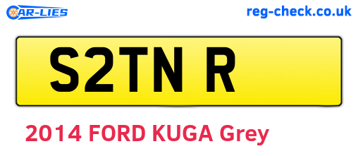 S2TNR are the vehicle registration plates.