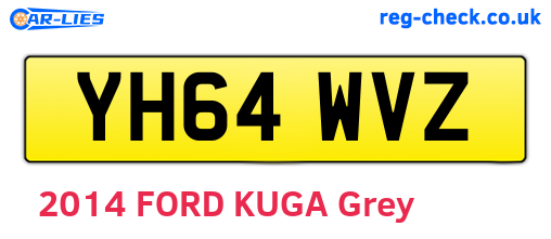 YH64WVZ are the vehicle registration plates.