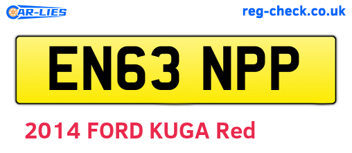 EN63NPP are the vehicle registration plates.