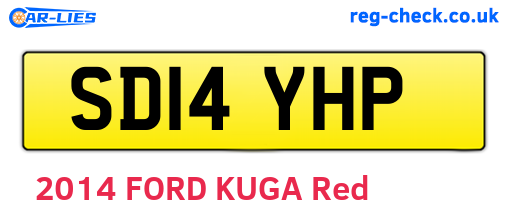 SD14YHP are the vehicle registration plates.