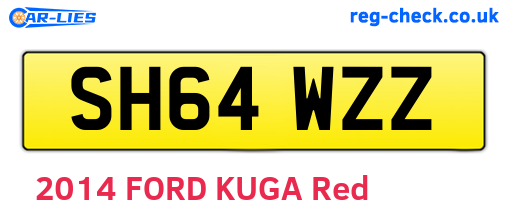 SH64WZZ are the vehicle registration plates.