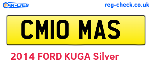 CM10MAS are the vehicle registration plates.