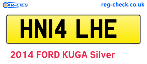 HN14LHE are the vehicle registration plates.