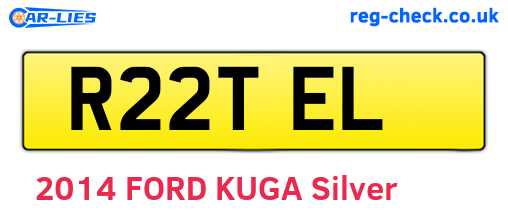 R22TEL are the vehicle registration plates.