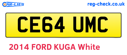 CE64UMC are the vehicle registration plates.
