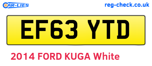 EF63YTD are the vehicle registration plates.