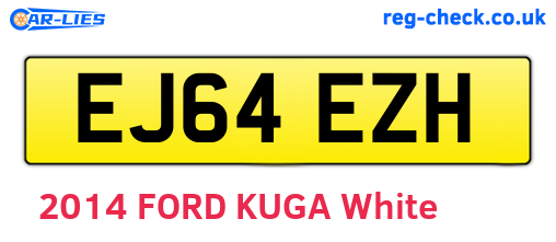 EJ64EZH are the vehicle registration plates.