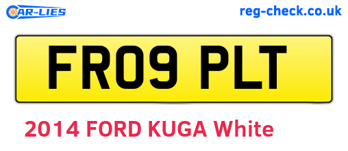 FR09PLT are the vehicle registration plates.