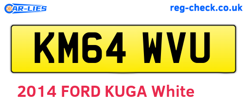 KM64WVU are the vehicle registration plates.