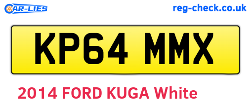 KP64MMX are the vehicle registration plates.