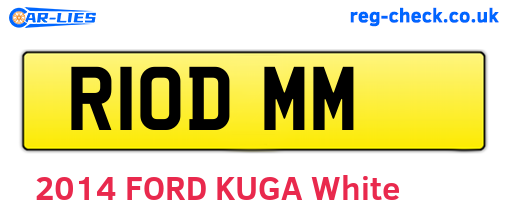 R10DMM are the vehicle registration plates.
