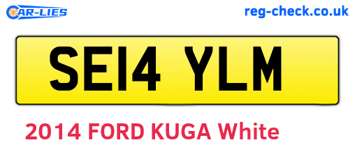 SE14YLM are the vehicle registration plates.