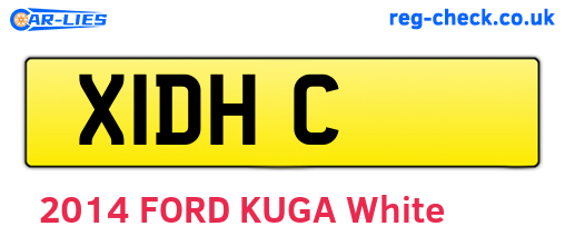 X1DHC are the vehicle registration plates.