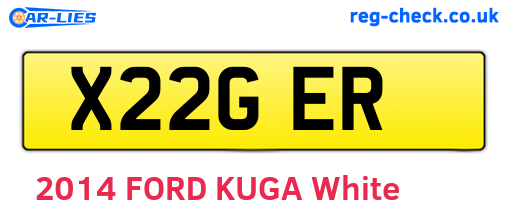 X22GER are the vehicle registration plates.