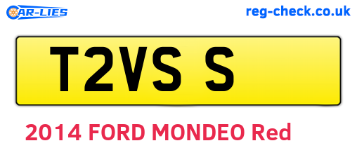 T2VSS are the vehicle registration plates.