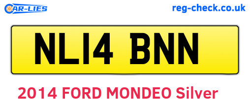 NL14BNN are the vehicle registration plates.