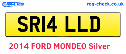 SR14LLD are the vehicle registration plates.