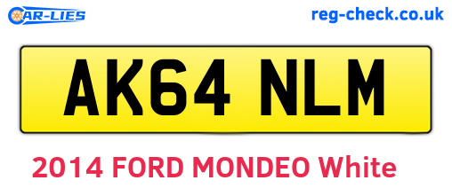 AK64NLM are the vehicle registration plates.