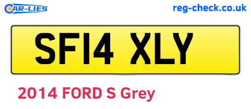 SF14XLY are the vehicle registration plates.