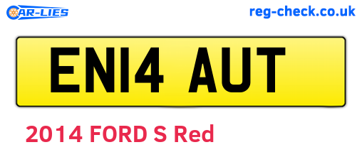 EN14AUT are the vehicle registration plates.
