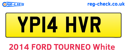 YP14HVR are the vehicle registration plates.