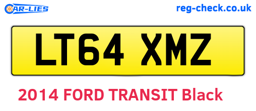 LT64XMZ are the vehicle registration plates.