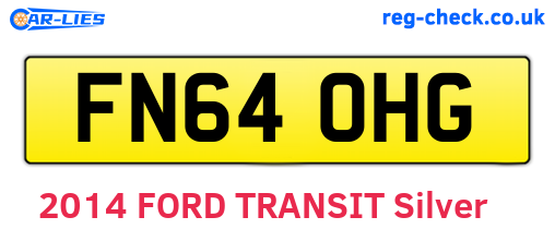 FN64OHG are the vehicle registration plates.