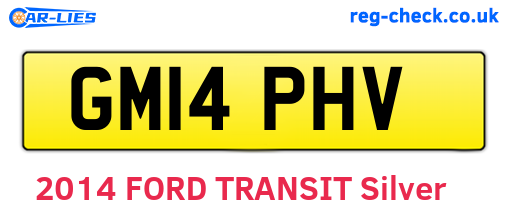GM14PHV are the vehicle registration plates.