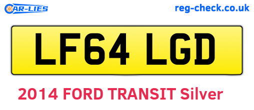 LF64LGD are the vehicle registration plates.