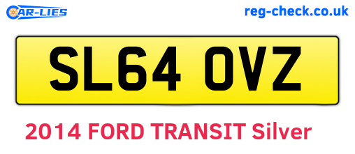 SL64OVZ are the vehicle registration plates.