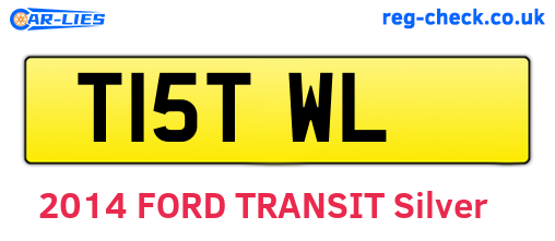 T15TWL are the vehicle registration plates.