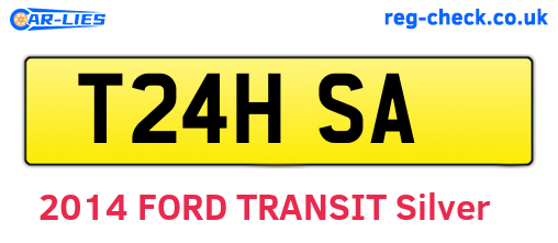 T24HSA are the vehicle registration plates.